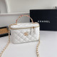 White Casual Solid Color Patchwork Zipper Bags