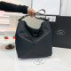 Black Street Solid Color Patchwork Zipper Adjustable Bags