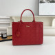 Red Casual Solid Color Patchwork Zipper Texture Bags