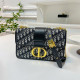 Black And White Casual Letters Patchwork Contrast Adjustable Bags