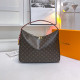 Brown Casual Letters Patchwork Contrast Bags