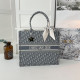 White Blue Daily Letters Patchwork Contrast Bags