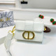 White Daily Solid Color Metal Accessories Trim Adjustable Bags