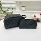 Black Daily Letters Patchwork Zipper Contrast Bags