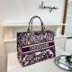 White Red Casual Animal Print Letters Contrast Bags