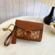 Brown Casual Letters Patchwork Contrast Bags