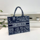 Blue Daily Letters Patchwork Contrast Bags