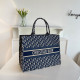 Blue White Casual Letters Patchwork Contrast Bags