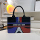 Black Casual Stripe Letters Zipper Contrast Bags