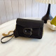 Black Daily Solid Color Patchwork Chains Bags