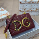 Red Casual Letters Metal Accessories Trim Bags