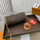 Brown Street Letters Patchwork Chains Zipper Bags