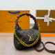Brown Casual Letters Patchwork Chains Contrast Bags
