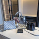 White Daily Letters Patchwork See-Through Contrast Bags