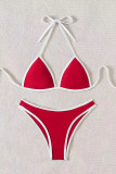 Red Sexy Strap Design Swimwears