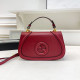 Red Casual Letters Patchwork Embossed Bags