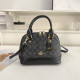 Black Daily Letters Patchwork Zipper Contrast Bags