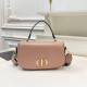 Pink Casual Letters Patchwork Metal Accessories Trim Bags