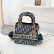 Black And White Casual Letters Patchwork Contrast Bags