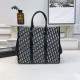 Black White Casual Letters Patchwork Contrast Bags