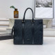 Black Gray Casual Letters Patchwork Contrast Bags