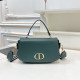 Ink Green Casual Letters Patchwork Metal Accessories Trim Bags