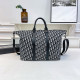 Black White Casual Letters Patchwork Zipper Contrast Bags