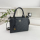 Black Casual Solid Color Patchwork Zipper Embossed Bags