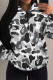 Grey Casual Camouflage Print Draw String Pocket Contrast Hooded Tops