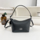 Black Daily Solid Color Patchwork Zipper Bags