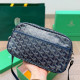 Tibetan Blue Daily Letters Patchwork Zipper Bags