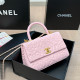 Pink Daily Flowers Patchwork Tie-Up Tiered Bags