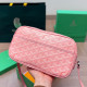 Pink Daily Letters Patchwork Zipper Bags