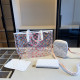 Multi-color Vacation LXetters Gradient See-Through Contrast Bags