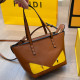 Brown Casual Colorblock Patchwork Zipper Contrast Bags