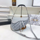 Baby Blue Casual Letters Patchwork Irregular Bags