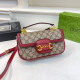 Red Casual Letters Patchwork Contrast Bags