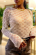 White Sexy Letters See-Through O Neck Mesh Dresses