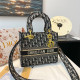 Black Casual Letters Patchwork Contrast Bags