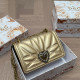 Gold Street Solid Color Metal Accessories Trim Chains Texture Bags