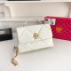 White Street Solid Color Patchwork Texture Bags