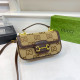 Khaki Street Letters Patchwork Contrast Adjustable Bags