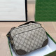 Khaki Street Letters Patchwork Zipper Contrast Bags