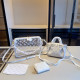 White Vacation Letters See-Through Zipper Bags
