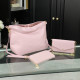 Pink Daily Letters Embossed Adjustable Bags