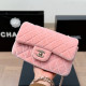 Pink Casual Solid Color Patchwork Texture Velvet Bags