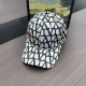 Black Apricot Daily Letters Patchwork Hat