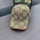 Khaki Street Letters Patchwork Contrast Hat