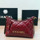 Burgundy Casual Letters Patchwork Zipper Contrast Bags