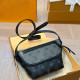 Black Gray Casual Letters Patchwork Zipper Contrast Bags